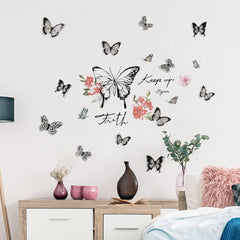 Butterfly Decal PVC Self adhesive Wall Sticker Home Decor