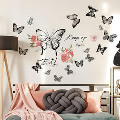 Butterfly Decal PVC Self adhesive Wall Sticker Home Decor