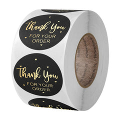 500pcs Thank You For Your Order Stickers