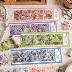 6 Sheets Garden Series Waterproof Floral Sticker