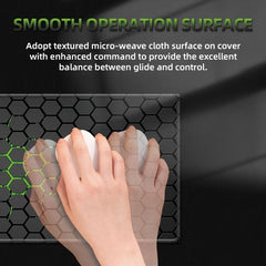 Large Game Mouse Honeycomb Pad with Anti-slip Base