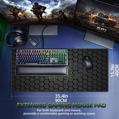 Large Game Mouse Honeycomb Pad with Anti-slip Base