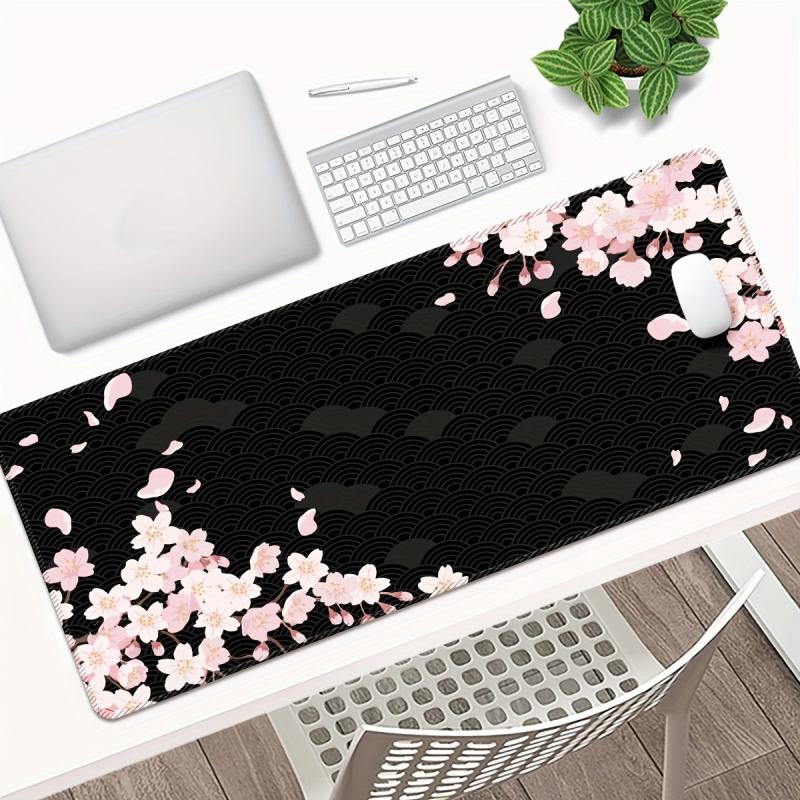 Cherry Blossoms Extended Mouse Pad Thick Non-slip Mat for E-sports