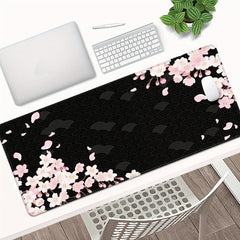 Cherry Blossoms Extended Mouse Pad Thick Non-slip Mat for E-sports