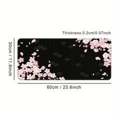 Cherry Blossoms Extended Mouse Pad Thick Non-slip Mat for E-sports