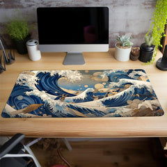 Sea Wave Animated Movie Rubber Non-slip Mousepad