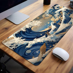 Sea Wave Animated Movie Rubber Non-slip Mousepad