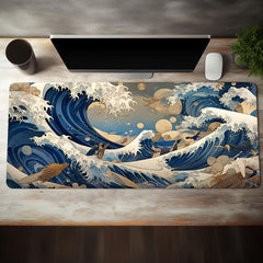 Sea Wave Animated Movie Rubber Non-slip Mousepad