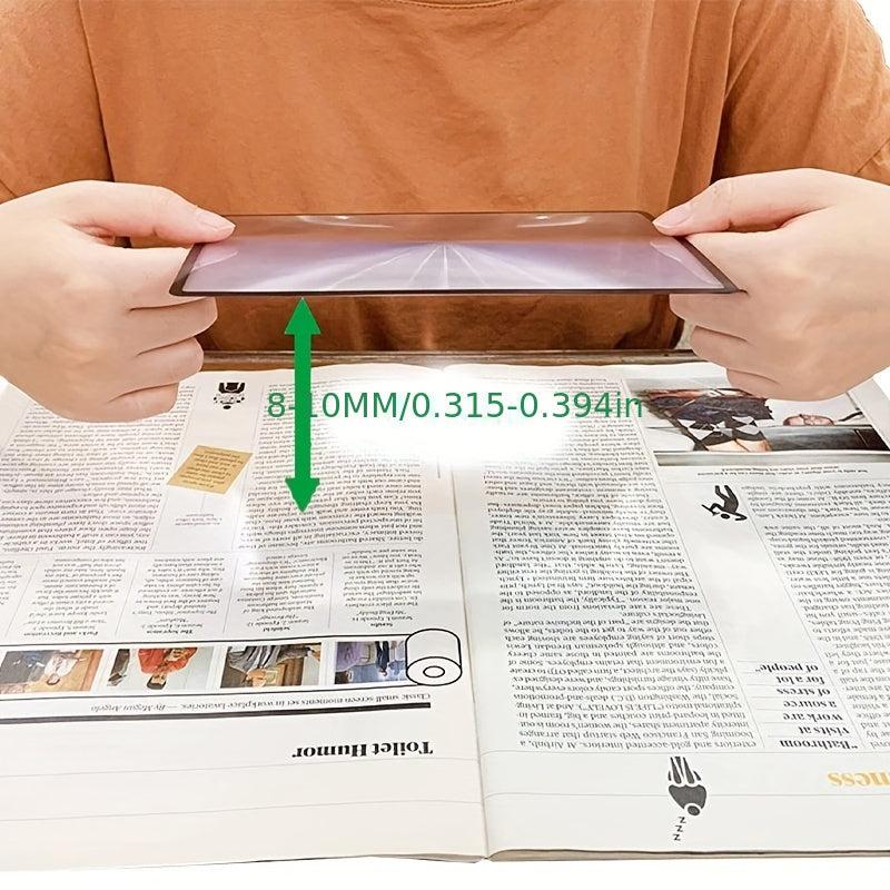 3X Ultra Thin Card Reading PVC Magnifying Glass