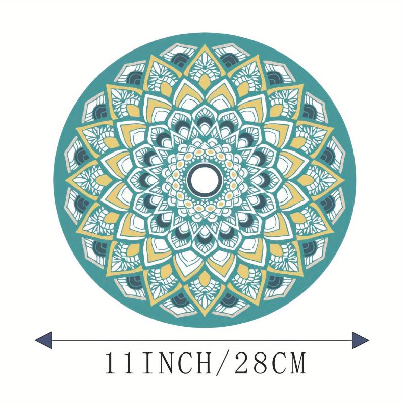 Floral Mouse & Keyboard Pad Non Slip Round