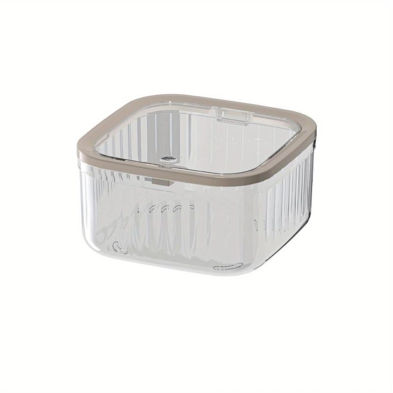 1 Pc Transparent Desktop Storage Box Household Trash Can Kitchen Storage Box Cos
