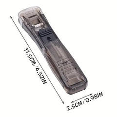 Portable Handheld Paper Clip Stapler Clamp for Office Home School Documents