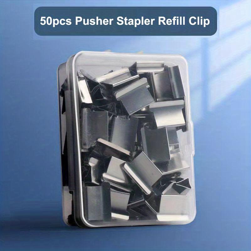 Portable Handheld Paper Clip Stapler Clamp for Office Home School Documents