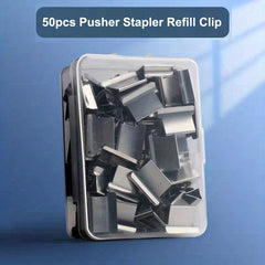 Portable Handheld Paper Clip Stapler Clamp for Office Home School Documents