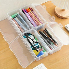 Large Capacity Transparent Pencil Storage Box