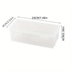 Large Capacity Transparent Pencil Storage Box