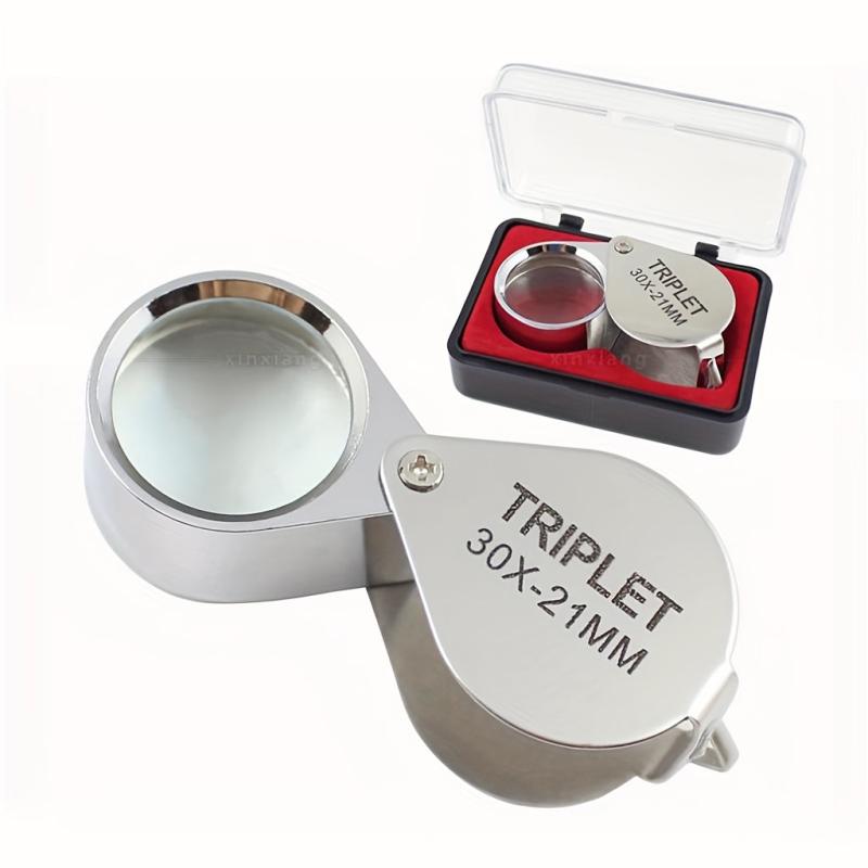Pocket Jewellers Glass Magnifying Magnifier Eye Jewelry 30 X 21mm