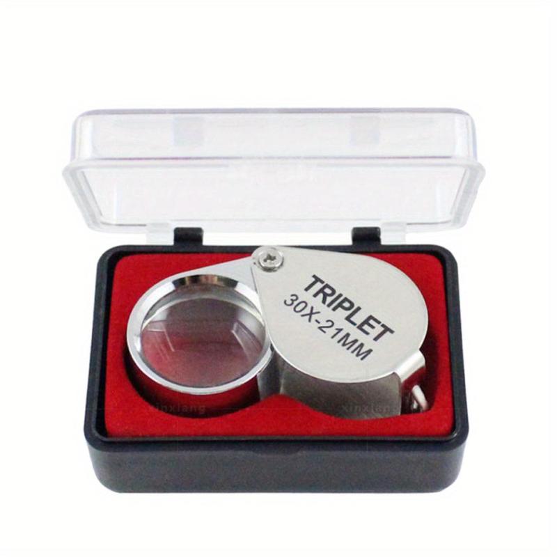 Pocket Jewellers Glass Magnifying Magnifier Eye Jewelry 30 X 21mm