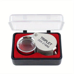 Pocket Jewellers Glass Magnifying Magnifier Eye Jewelry 30 X 21mm