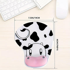 Cow Wrist Mouse Pad Non Slip Cartoon Soft Silicone