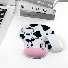 Cow Wrist Mouse Pad Non Slip Cartoon Soft Silicone