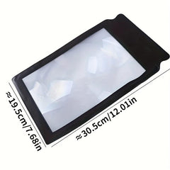 Ultrathin A4 Full Page Magnifying Glass for Reading Aid