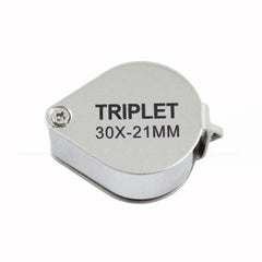 Pocket Size Folding Jewelry Loupe Magnifying Glass 10X 20X 30X Metal
