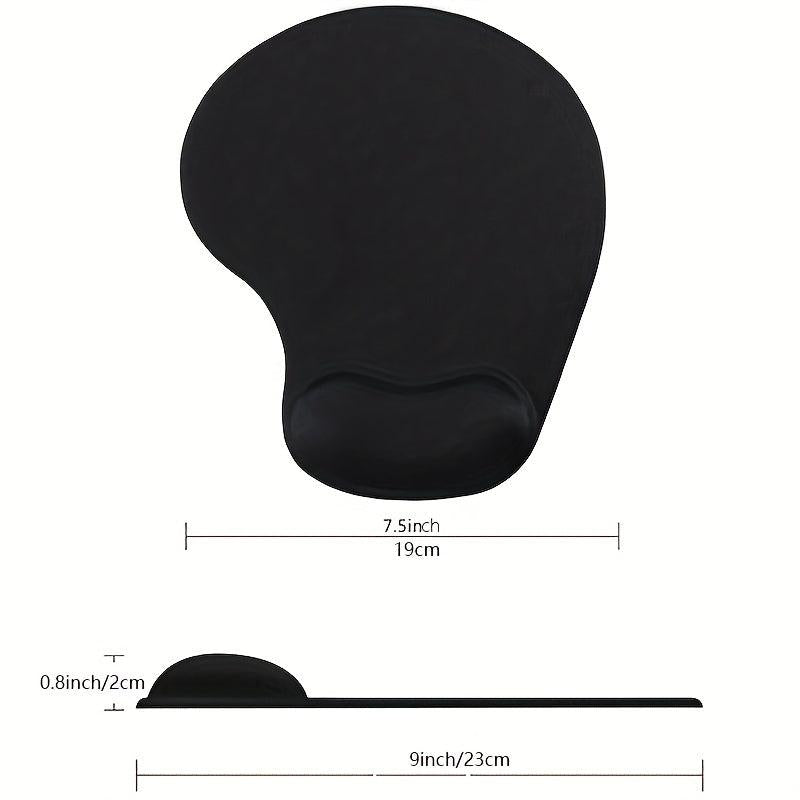 Office Mousepad With Gel Wrist Support Pink