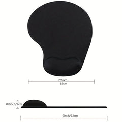 Office Mousepad With Gel Wrist Support Pink