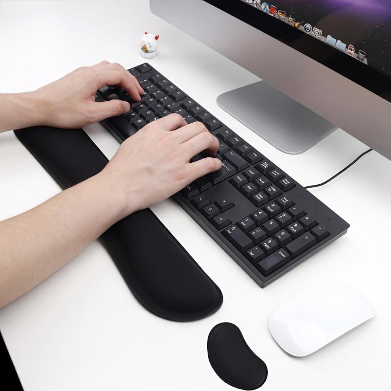 Memory Foam Keyboard and Mouse Wrist Rest Pad for E-Sports
