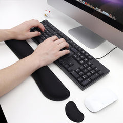 Memory Foam Keyboard and Mouse Wrist Rest Pad for E-Sports