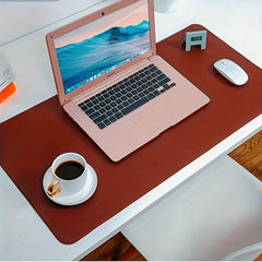 Medium Pink Leather Mouse Pad with Car Line
