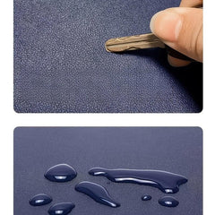 Medium Pink Leather Mouse Pad with Car Line