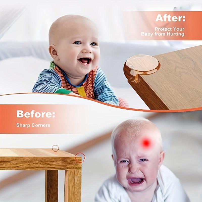 6pcs Transparent Corner Protector Anti Collision Pad for Furniture