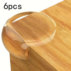 6pcs Transparent Corner Protector Anti Collision Pad for Furniture