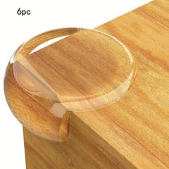 6pcs Transparent Corner Protector Anti Collision Pad for Furniture