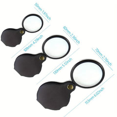 Pocket Magnifier Small Illuminated for Reading Coins Hobby Trav