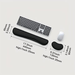 Keyboard Support Wrist Pad Set for School Office and Home