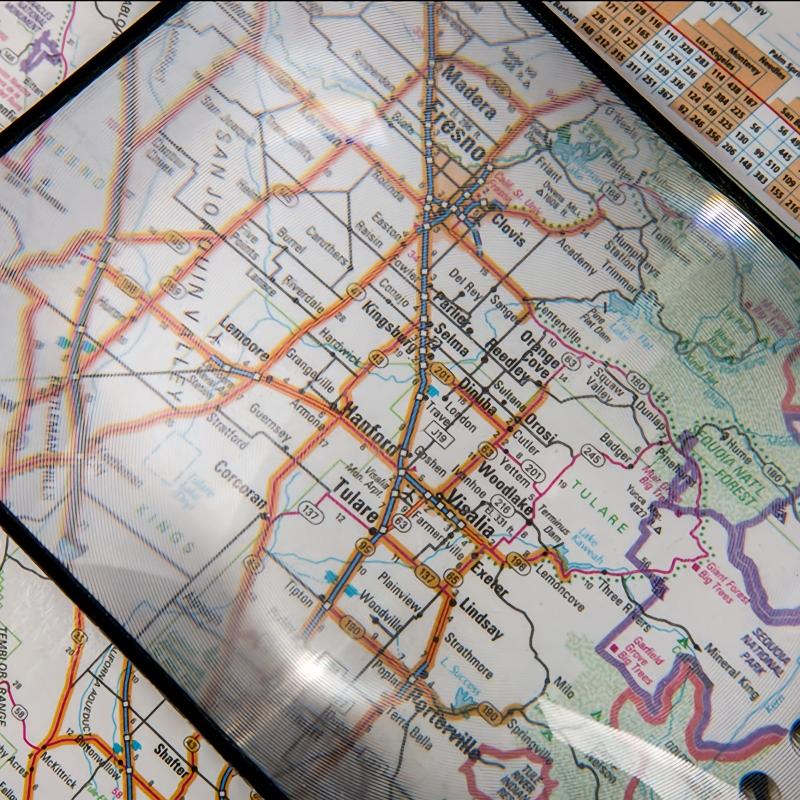 Large Area Ultra thin Magnifying Glass for Elderly & Students