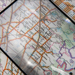 Large Area Ultra thin Magnifying Glass for Elderly & Students