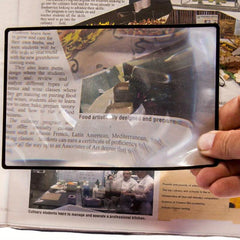 Large Area Ultra thin Magnifying Glass for Elderly & Students