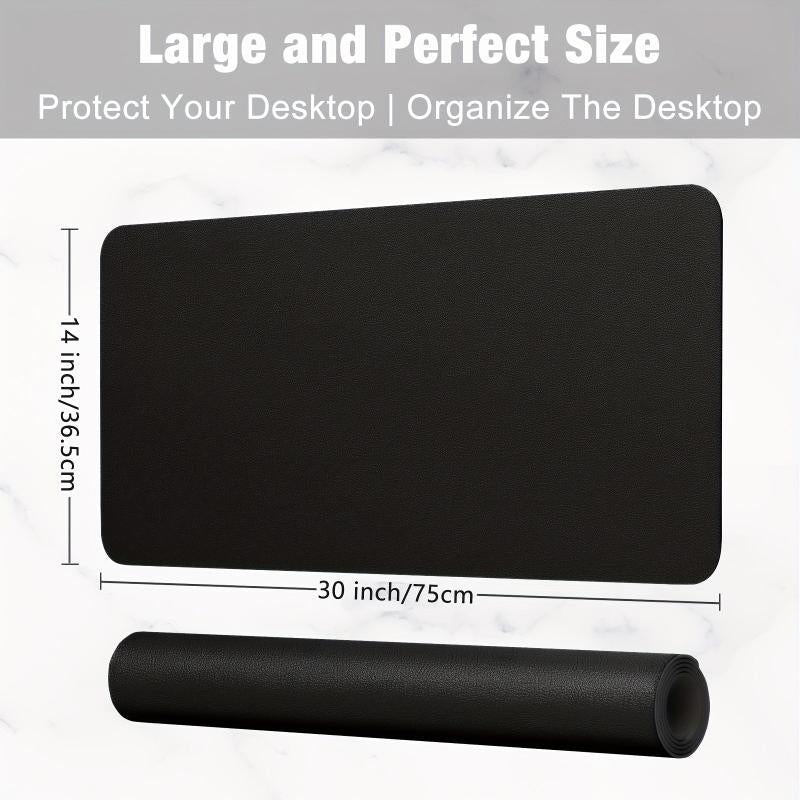 Non Slip Leather Desk Pad Protector Mouse Pad for Office and Home