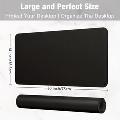 Non Slip Leather Desk Pad Protector Mouse Pad for Office and Home