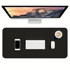 Non Slip Leather Desk Pad Protector Mouse Pad for Office and Home