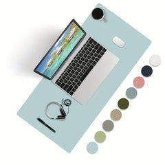 Large Eye Protection Desk Mat PU Waterproof Mouse Pad Desktop Keyboard Table Mat