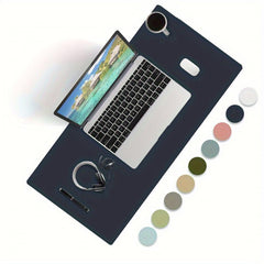 Large Eye Protection Desk Mat PU Waterproof Mouse Pad Desktop Keyboard Table Mat