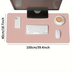 Large Eye Protection Desk Mat PU Waterproof Mouse Pad Desktop Keyboard Table Mat