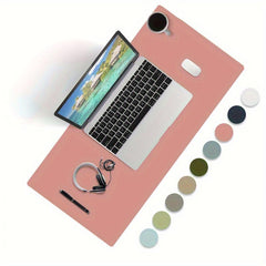 Large Eye Protection Desk Mat PU Waterproof Mouse Pad Desktop Keyboard Table Mat