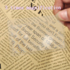10pcs 3X Magnifying Glass Portable for Reading & Elderly Assistance