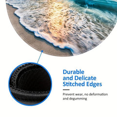 Tropical Beach View Mouse Pad Non-slip Base